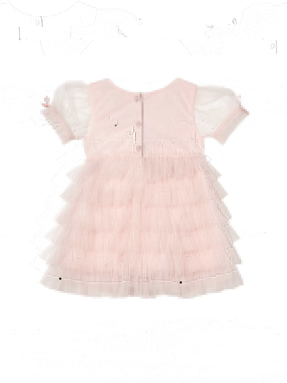 Bebe Chelsea Tulle Dress Porcelain Pink